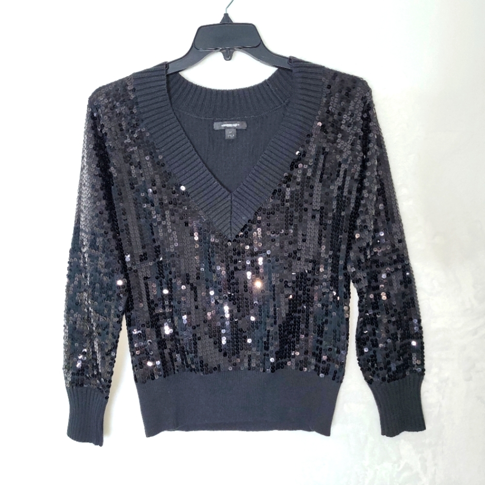 Express V Neck Sweater